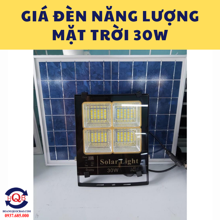 Giá đèn năng lượng mặt trời 30W 