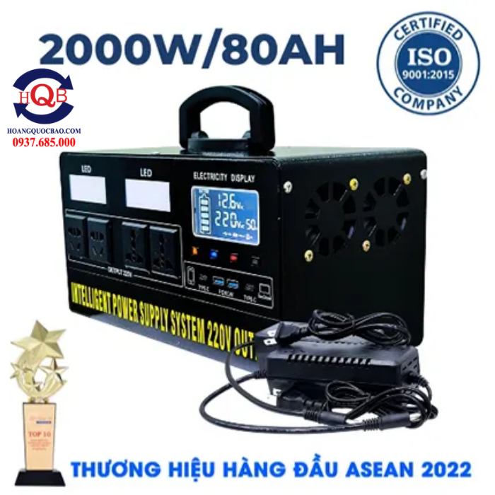 Bộ Lưu Điện, Máy Phát Điện 2000W 80AH 