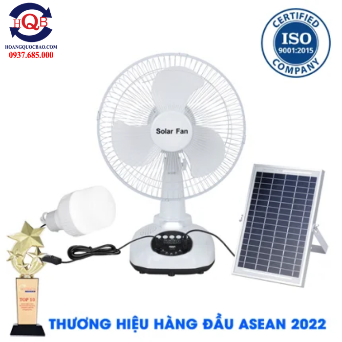 Quạt năng lượng mặt trời Jindian JD T9 12W