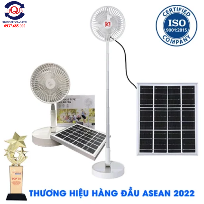 Quạt Năng Lượng Mặt Trời Jindian JD T8 5.5W 