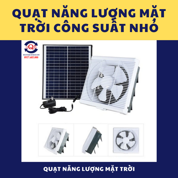 Quạt năng lượng mặt trời công suất nhỏ (1)