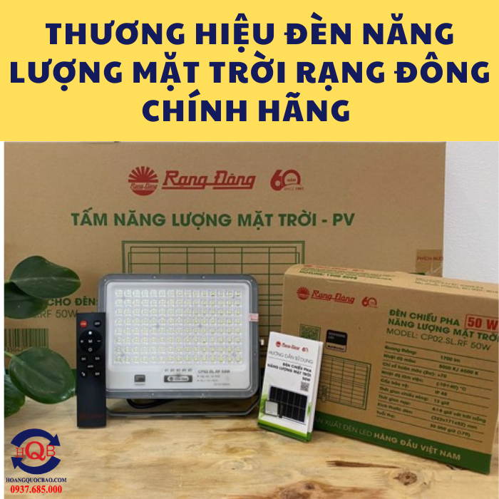 Top những thương hiệu đèn năng lượng mặt trời Rạng Đông chính hãng 