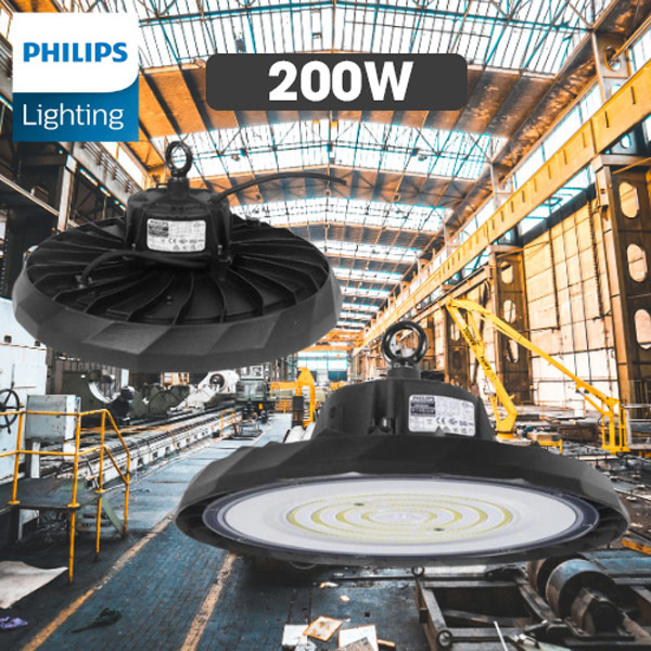 Đèn LED UFO Philips 200W thân thiện với môi trường, không chứa chất độc hại