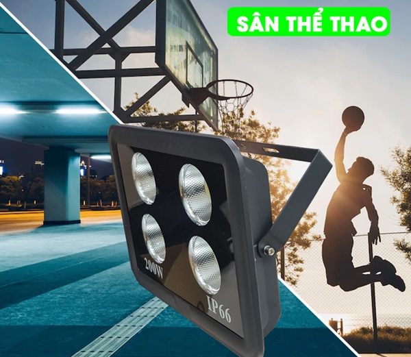 Đèn chiếu pha LED cho sân thể thao