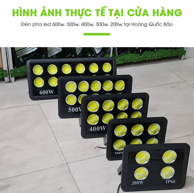 Đèn Pha Led 200W có nhiệt độ màu (CRT) 6500k