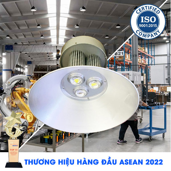Đèn Led Highbay 150W có thiết kế nhỏ gọn phù hợp cho nhà kho và xưởng sản xuất