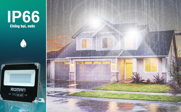 Xác định chỉ số IP của đèn pha LED phù hợp với nhu cầu trước khi mua