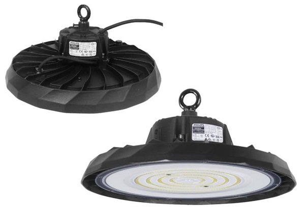 Đèn LED UFO Philips 100W thiết kế nhỏ gọn, dễ lắp đặt
