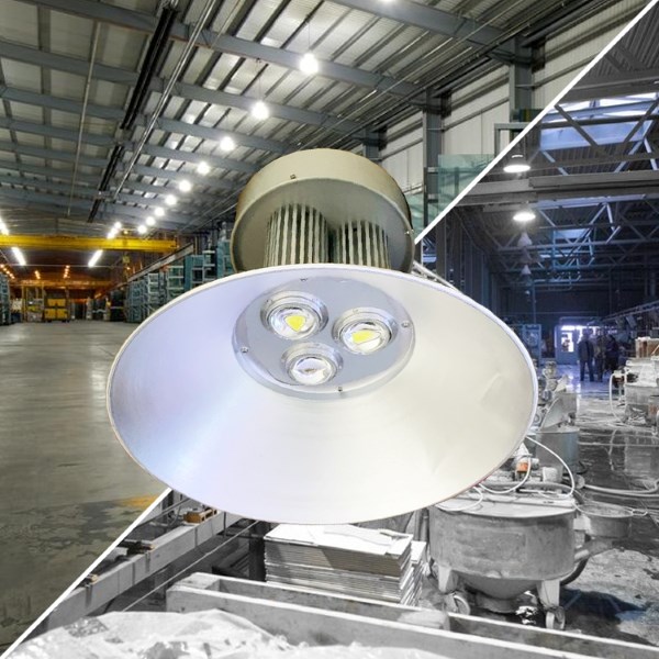 Mẫu đèn LED công nghiệp thường được ứng dụng trong khu xưởng