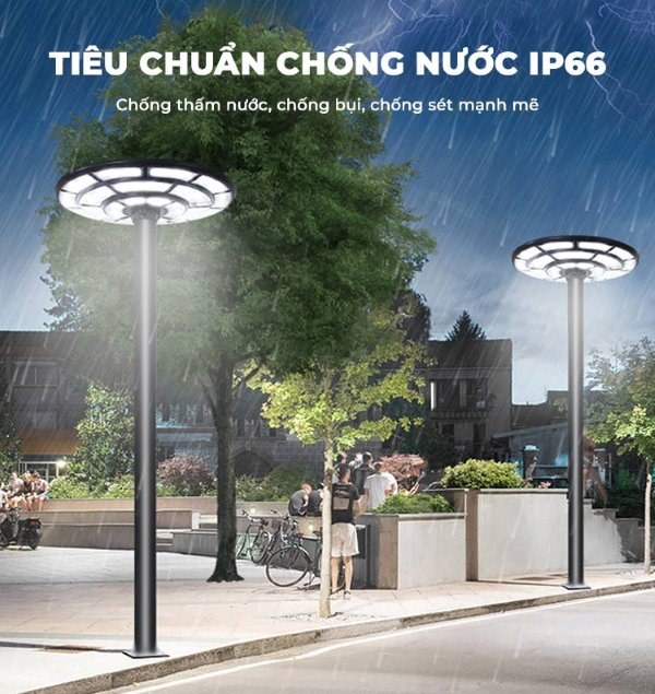 Đèn UFO có khả năng chống nước vượt trội trong mọi thời tiết khắc nghiệt