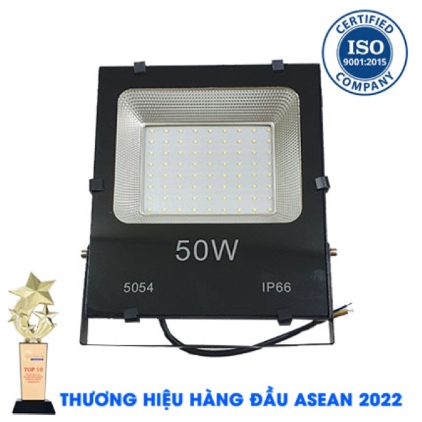 Đèn Pha Led 50W IP66 - Chip Led SMD 5054 Ánh Sáng Trắng