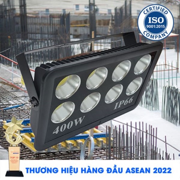 Đèn Pha Led 400W - Đèn Pha Cốc/LY 400W IP66 Chip Led COB