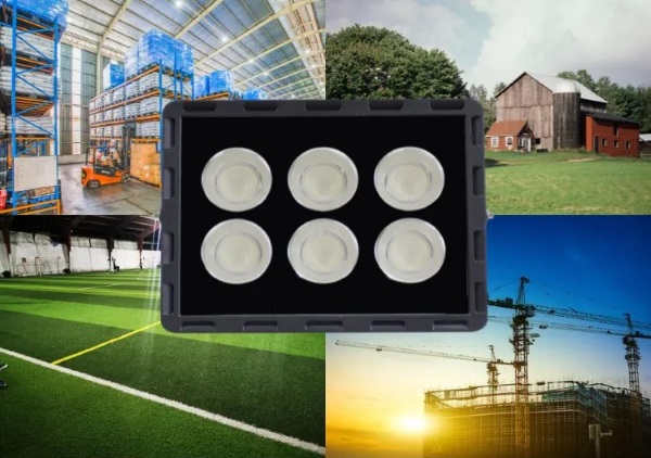 Với công nghệ chip LED tiên tiến, đèn pha LED công suất lớn chiếu sáng hiệu quả ở nhiều khu vực trong nhà và ngoài trời