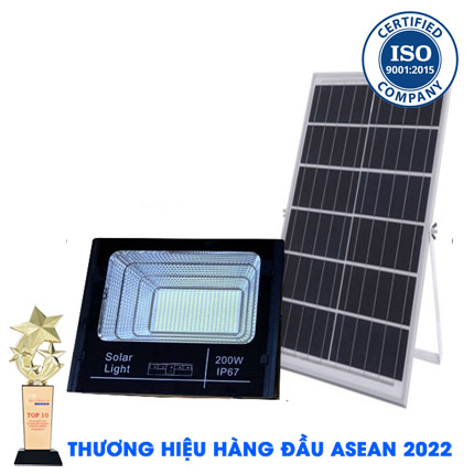 [FL 200] Đèn 200W Năng Lượng Mặt Trời KUNGFU SOLAR FL 200