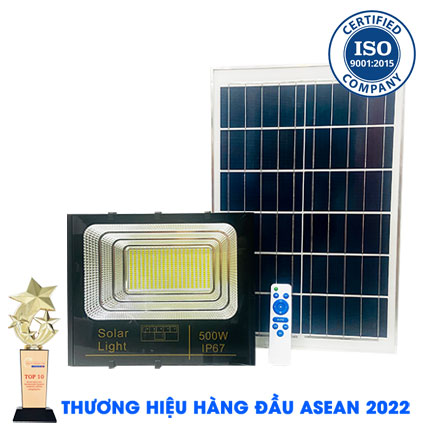 [KF - 81500] Đèn 500W Năng Lượng Mặt Trời KUNGFU SOLAR KF -81500