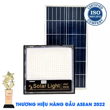 [KF-87300-PIR] Đèn 300W Năng Lượng Mặt Trời Cảm Biến Chuyển Động KUNGFU SOLAR