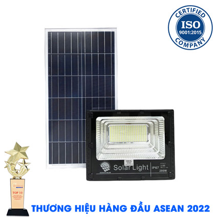 [LED - 88200] Đèn 200W Năng Lượng Mặt Trời KUNGFU SOLAR LED - 88200