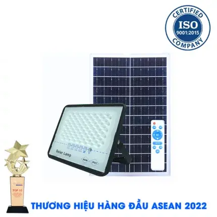 [TS-8950-NEW] Đèn chống chói 50W năng lượng mặt trời KUNGFU SOLAR TS - 8950-NEW