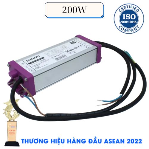 BỘ NGUỒN/DRIVER ĐÈN LED PHILIPS XITANIUM 200W/Xi LP 200W 0.3–1.05A S1 WL I195