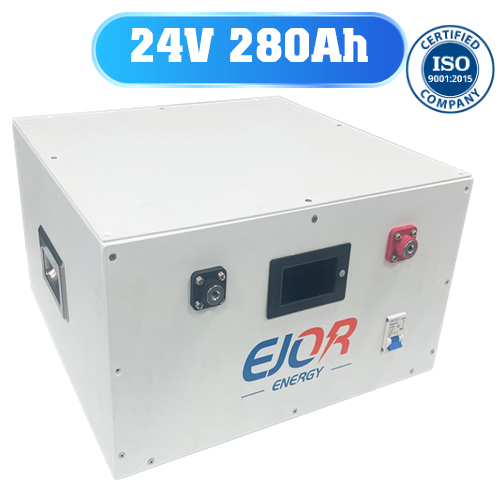 Bộ pin lithium 24V 280Ah (3.2V 8S1P)