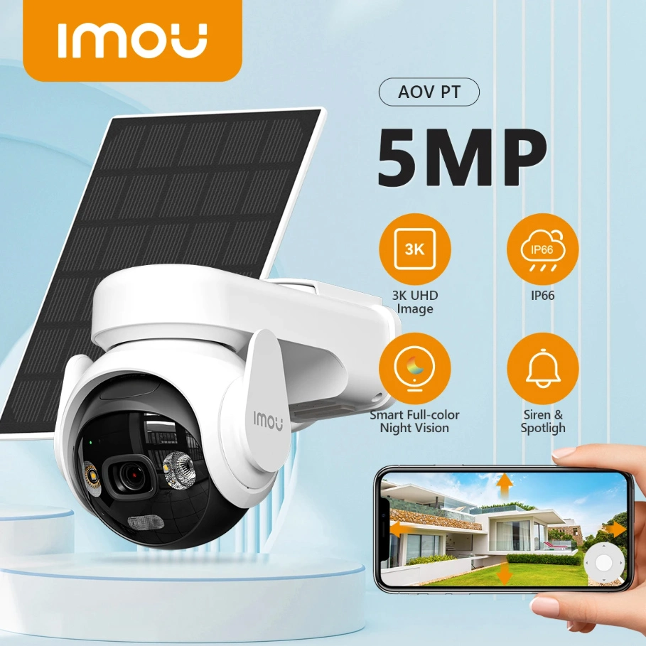 Camera năng lượng mặt trời IPC-B7ED-5M0TEA 5MP