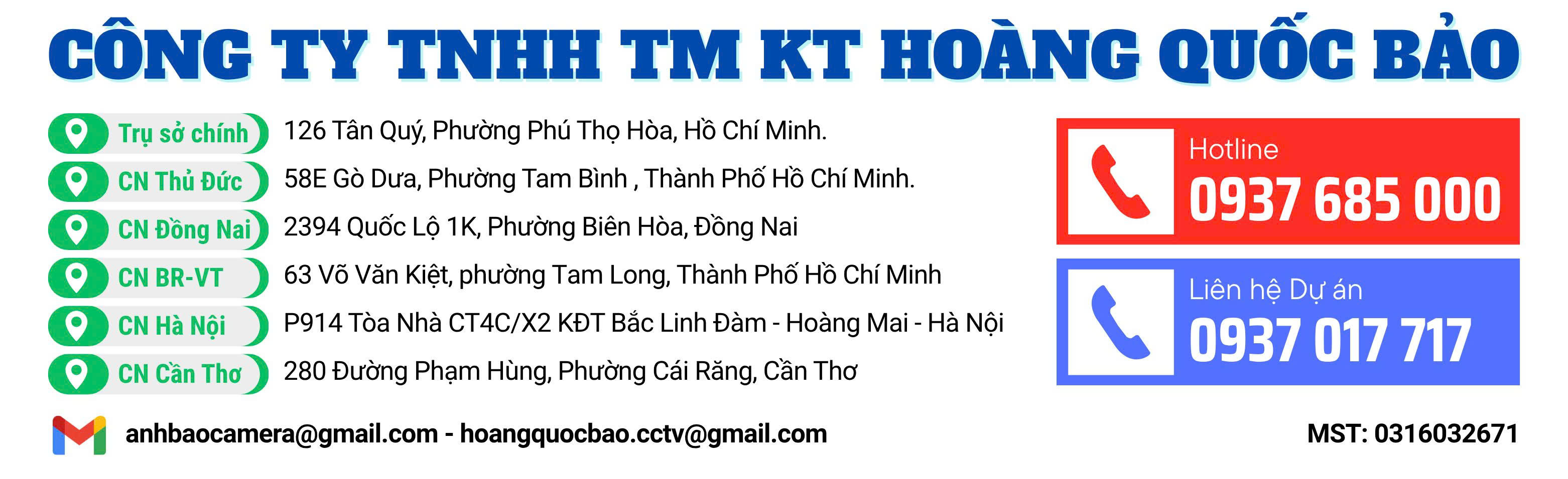 CÔNG TY TNHH TM DV HOÀNG QUỐC BẢO