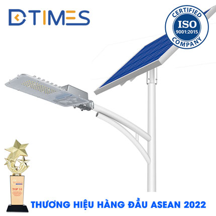 DCTIMES LD-OLJ1.0 - Đèn đường 20W tấm pin 50W năng lượng mặt trời