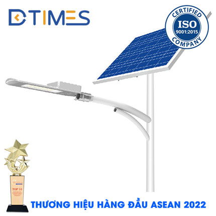 DCTIMES LD-OTL1.0 - Đèn đường 50W năng lượng mặt trời tấm pin 120W