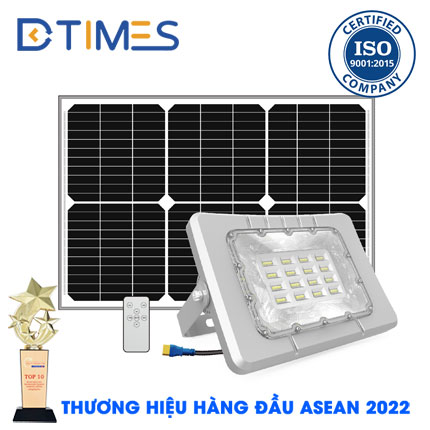 DCTIMES LD-WR2.0 - Đèn pha 100W năng lượng mặt trời