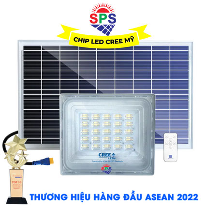 Đèn 200W - Đèn Năng Lượng Mặt Trời Chống Nước Cao Cấp SPS 200W Bảo Hành 3 Năm