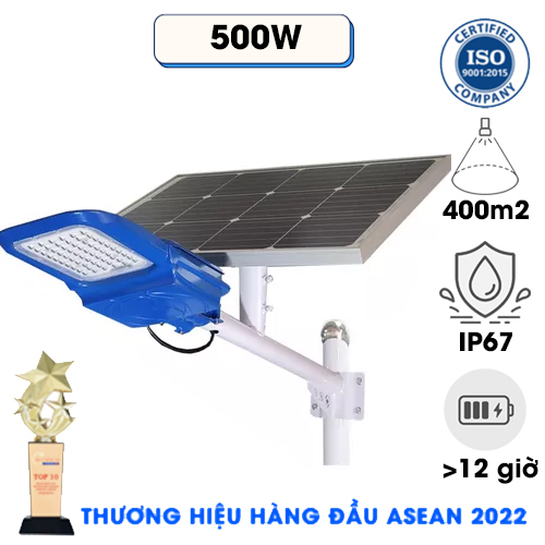 Đèn 500W - Đèn Năng Lượng Mặt Trời 500W KungFu Solar TS-91500