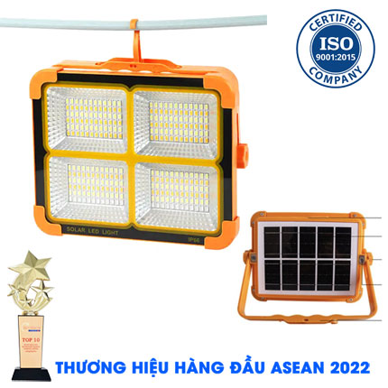 Đèn cầm tay 200W năng lượng mặt trời - Đèn sạc xách tay đa năng 200W