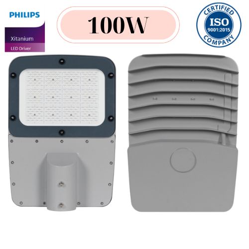 Đèn đường Led cao áp BRP 100W DRIVER PHILIPS - Đèn đường dùng cho công trình, sân bóng, nhà xưởng