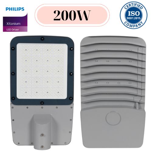 Đèn đường led cao áp BRP 200W DRIVER PHILIPS - Đèn đường dùng cho công trình, sân bóng, nhà xưởng
