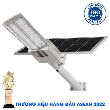 Đèn dự án - Đèn năng lượng mặt trời 144 LED 5054 siêu sáng