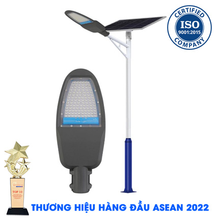 Đèn Đường 150W Năng Lượng Mặt Trời JD-Z150VN Tấm Pin Mono JIDI-VINA