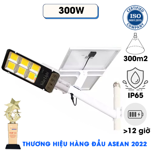 ĐÈN ĐƯỜNG 300W ÁNH SÁNG VÀNG NĂNG LƯỢNG MẶT TRỜI - Solar Light 300W