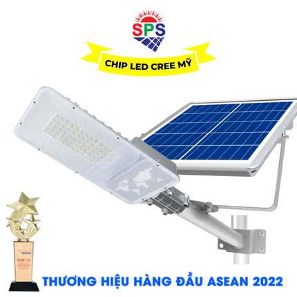 ĐÈN ĐƯỜNG 300W SPS NĂNG LƯỢNG MẶT TRỜI CHIP LED MỸ - BẢO HÀNH 3 NĂM