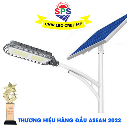 Đèn Đường 800W Năng Lượng Mặt Trời Cao Cấp SPS Chip LED Mỹ Bảo Hành 3 Năm