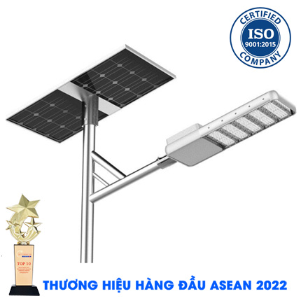 Đèn Đường Cao Cấp 100W Năng Lượng Mặt Trời Chip led Bridgelux siêu sáng