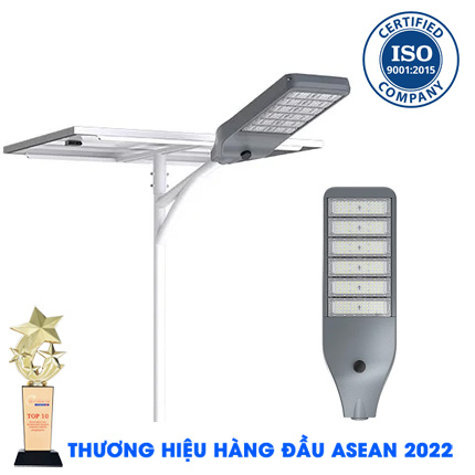 Đèn Đường Cao Cấp 120W Năng Lượng Mặt Trời Chuyên Công Trình Dự Án