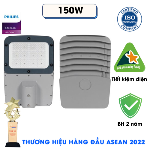 Đèn đường led cao áp BRP 150W DRIVER PHILIPS - Đèn đường dùng cho công trình, sân bóng, nhà xưởng