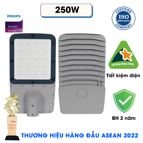 Đèn đường led cao áp BRP 250W DRIVER PHILIPS - Đèn đường dùng cho công trình, sân bóng, nhà xưởng
