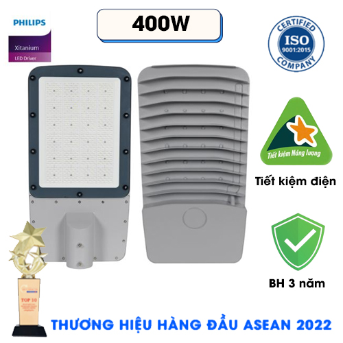 Đèn đường led cao áp BRP 400W DRIVER PHILIPS - Đèn đường dùng cho công trình, sân bóng, nhà xưởng