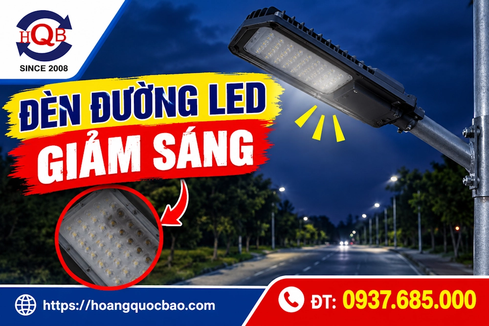 Đèn đường LED giảm sáng: Nguyên nhân và cách khắc phục