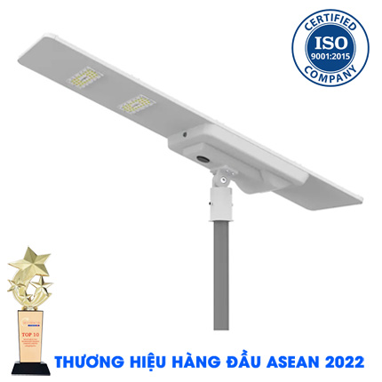 Đèn đường liền thể cao cấp 100W năng lượng mặt trời 24V bảo hành 5 năm