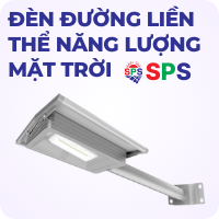 Đèn Đường Liền Thể Năng Lượng Mặt Trời Cao Cấp SPS