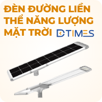 Đèn Đường Liền Thể Năng Lượng Mặt Trời DCTIMES