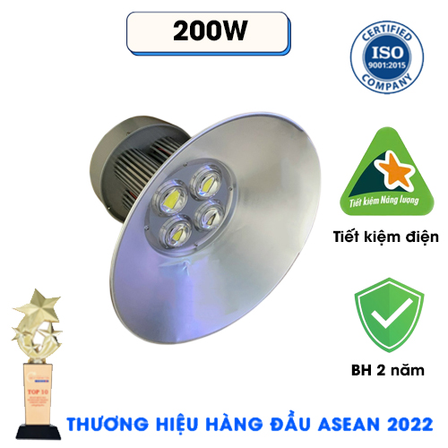 Đèn Led 200W - Đèn Led Nhà Xưởng, Đèn Led Highbay 200W