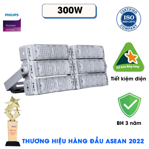 Đèn led 300W DRIVER PHILIPS, CHIP LED PHILIPS - Đèn sân bóng, sân pickleball Module 300W